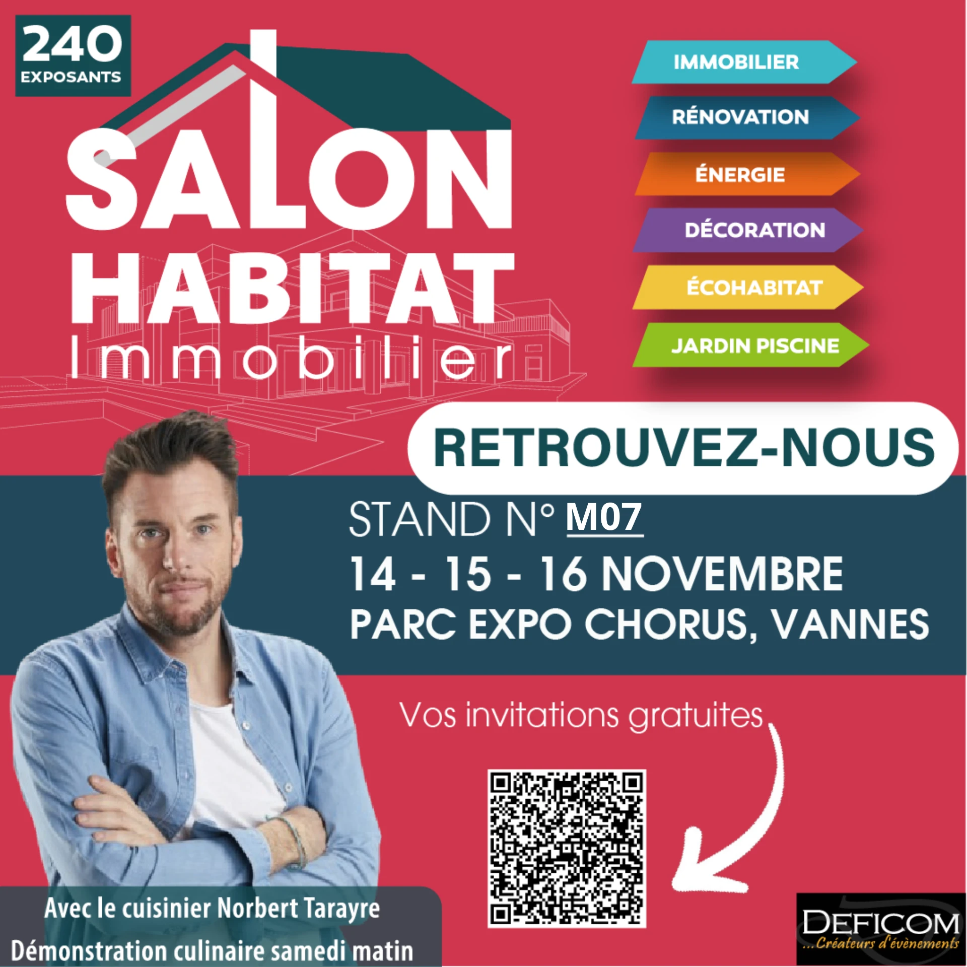 Affiche du Salon Habitat & Immobilier de Vannes